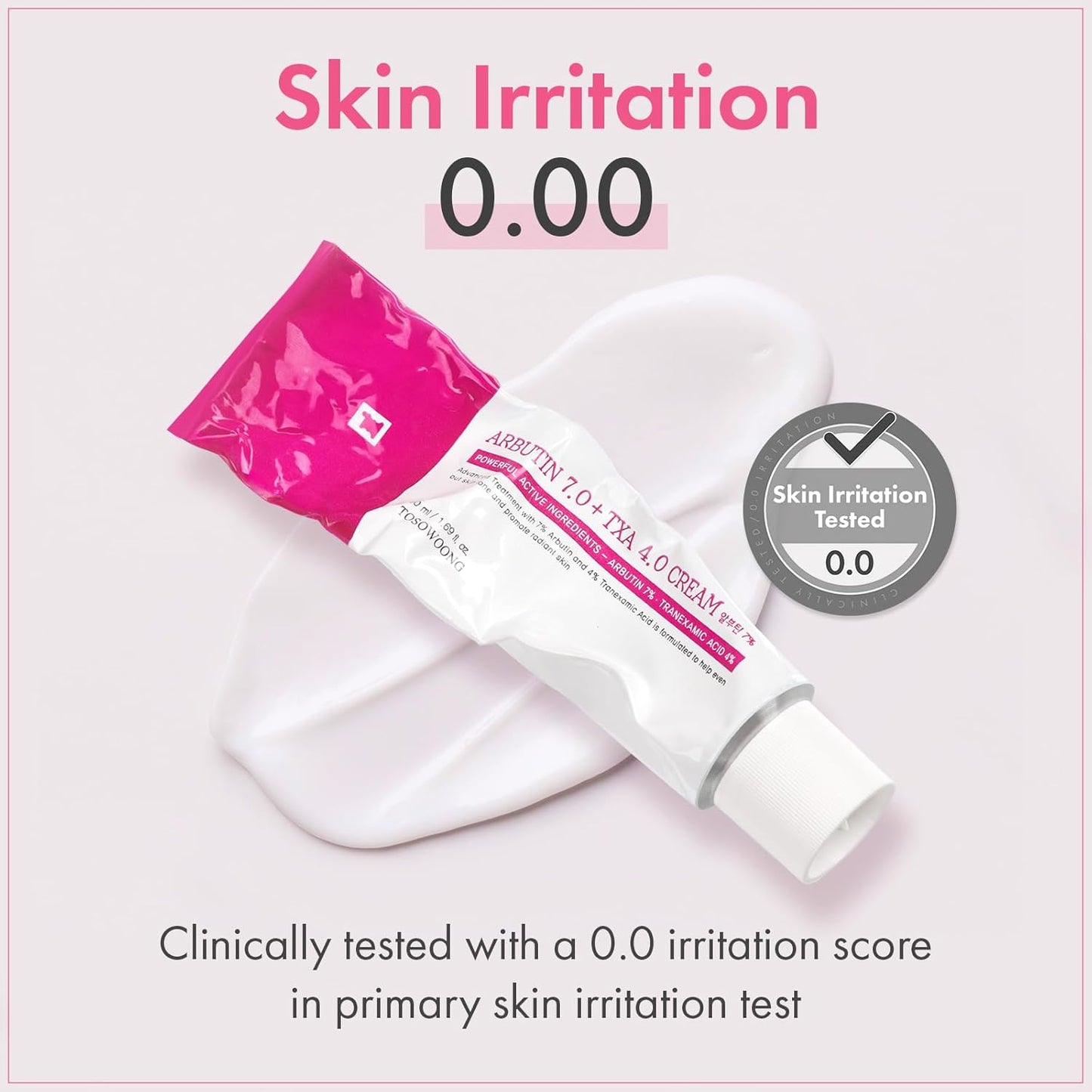 Arbutin 7% + Tranexamic Acid 4% Cream, 70,000ppm Arbutin, 40,000ppm TXA, Niacinamide, Glutathione