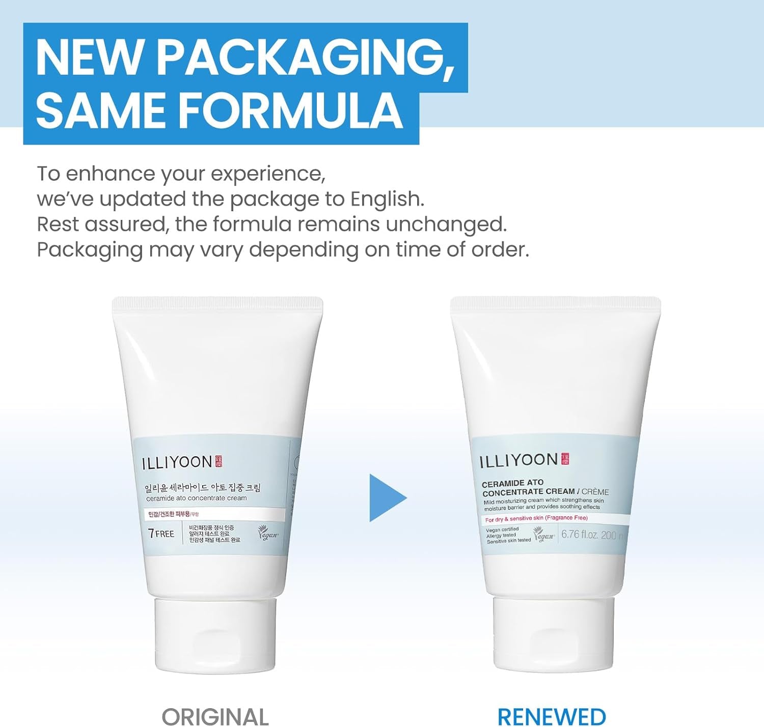 ILLIYOON Ceramide Ato Concentrate Cream (200Ml, 6.76 Fl Oz) | Moisturizer