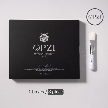 OPZI Oxygen Infusion Mask（8 Pieces in 1 Box） – Your At-Home Oxygen Facial Instant Glow | Deep Detox | Hydration Boost