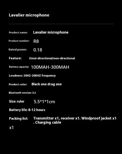 Wireless Microphone Bluetooth Accompaniment Comes With Reverb