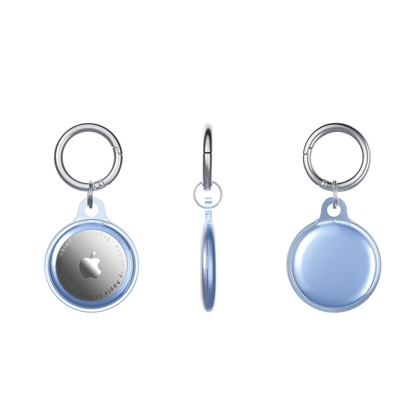 Compatible with Apple, Airtag Protective Sleeve Transparent Protective Sleeve Locator Anti-Lost Device Tracker