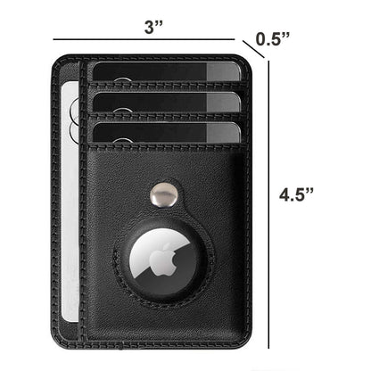 Wallet-PU Apple Airtag Card Holder RFID Anti-theft Card Holder
