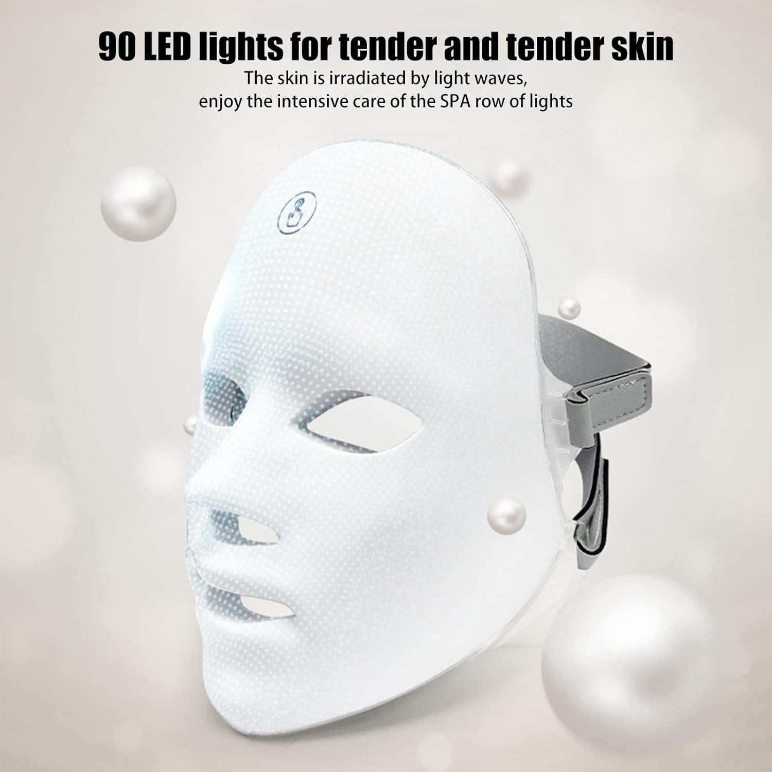 LED Light Therapy Face Mask, 7 Colours Light Therapy Mask Beauty Photon Therapy Mask for Face Skin Rejuvenation Facial Skin Treatment Anti-Aging anti Acne anti Wrinkle