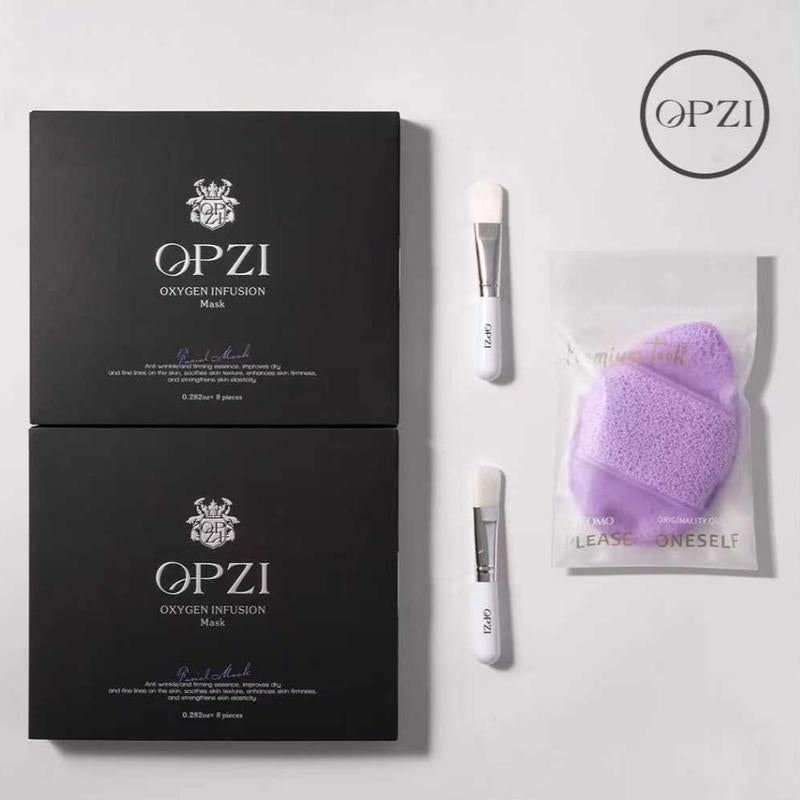 OPZI Oxygen Infusion Mask（8 Pieces in 1 Box） – Your At-Home Oxygen Facial Instant Glow | Deep Detox | Hydration Boost