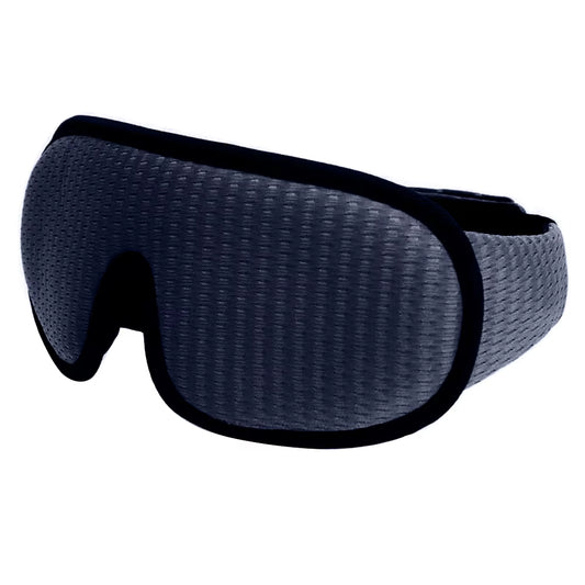 3D Memory Foam Sleep Eye Mask - Soft Padded Shade for Travel and Restful Sleep