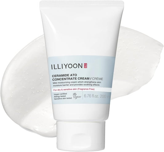 ILLIYOON Ceramide Ato Concentrate Cream (200Ml, 6.76 Fl Oz) | Moisturizer