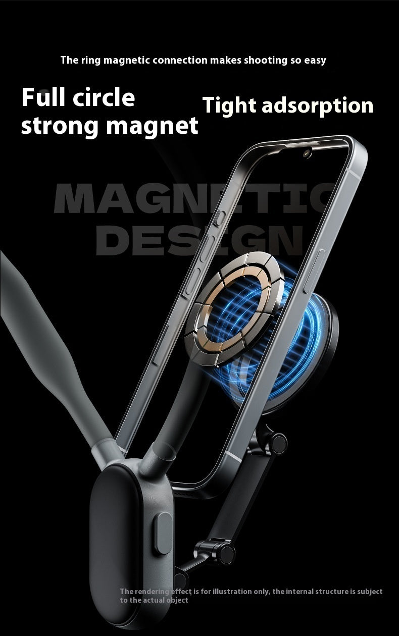 Magnetic Cell Phone Neck Hanging Bracket Quick Release First View Shooting